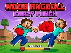 لعبة Noob Ragdoll: Crazy Punch على الانترنت