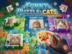لعبة Funny Puzzle: Cats على الانترنت