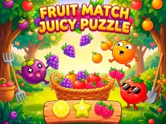 لعبة Fruit Match Juicy Puzzle على الانترنت