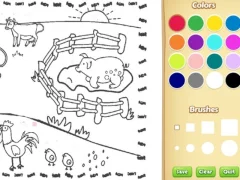 لعبة Farming Coloring Book For Kids على الانترنت