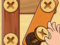 لعبة Screw Nuts & Bolts: Wood Solve على الانترنت