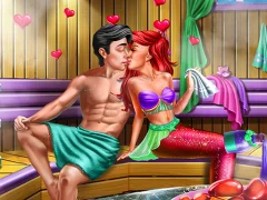 لعبة Mermaid Sauna Flirting على الانترنت