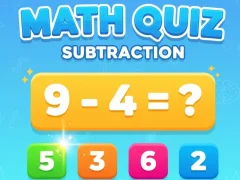 لعبة Math Quiz - Subtraction على الانترنت