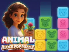 لعبة Animal Block Pop Puzzle على الانترنت