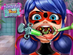 لعبة Dotted Girl Throat Doctor على الانترنت
