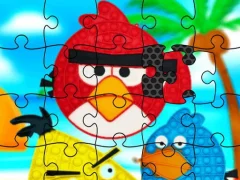 لعبة Funny Birds Pop It Jigsaw على الانترنت