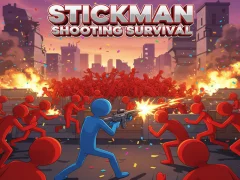 لعبة Stickman Shooting Survival على الانترنت