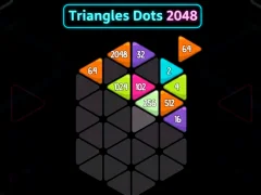 لعبة Triangles Dots 2048 على الانترنت