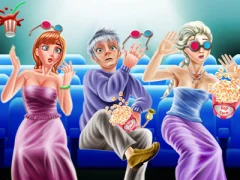 لعبة Ice Family Movie Night على الانترنت