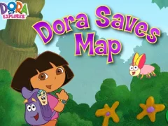 لعبة Dora The explorer  Saves Map على الانترنت