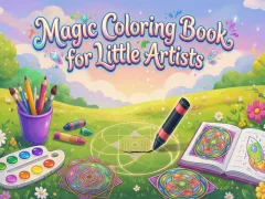لعبة Magic Coloring Book for Little Artists على الانترنت