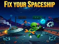 لعبة Fix your Spaceship على الانترنت