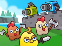 لعبة Merge Cannon: Chicken Defense على الانترنت