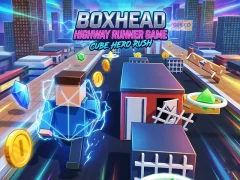 لعبة Boxhead Highway Runner Game على الانترنت