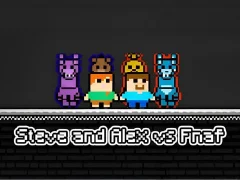 لعبة Steve and Alex vs Fnaf على الانترنت