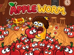 لعبة Apple Worm على الانترنت