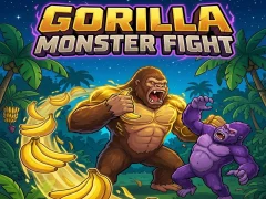 لعبة Gorilla Monster Fight على الانترنت