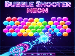 لعبة Bubble Shooter Neon على الانترنت