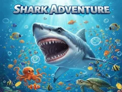 لعبة Shark Adventure على الانترنت