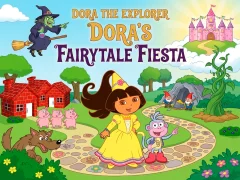 لعبة Dora The explorer Dora's Fairytale Fiesta على الانترنت