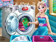 لعبة Ice Queen Laundry Day على الانترنت