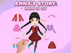 لعبة Anna's Story: Dress Up DIY على الانترنت