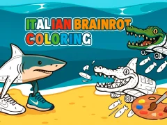 لعبة Italian Brainrot Coloring على الانترنت