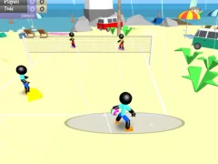 لعبة Stickman Beach Volleyball على الانترنت