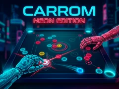 لعبة Carrom Neon Edition على الانترنت