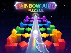 لعبة Rainbow Jump Puzzle على الانترنت