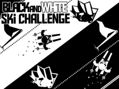 لعبة Black and White Ski Challenge على الانترنت