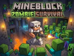 لعبة Mineblock Zombie Survival على الانترنت