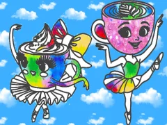 لعبة Coloring Book for kids: Ballerina Cappuccina على الانترنت