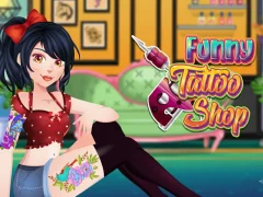 لعبة Funny Tattoo Shop على الانترنت