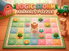 لعبة Logic Storm: Animals Puzzle على الانترنت