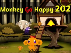لعبة Monkey Go Happy Stage 202 على الانترنت