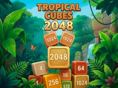 لعبة Tropical Cubes 2048 على الانترنت