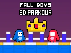 لعبة Fall Boys 2D Parkour على الانترنت