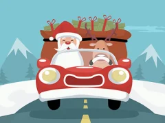لعبة Santa Giving Presents Jigsaw على الانترنت