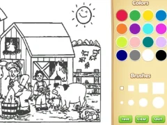 لعبة Farm Coloring Book For Kids على الانترنت
