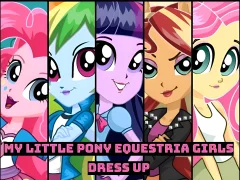 لعبة My Little Pony Equestria Girls dress up على الانترنت
