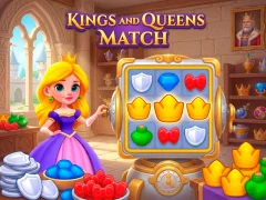 لعبة Kings and Queens Match على الانترنت