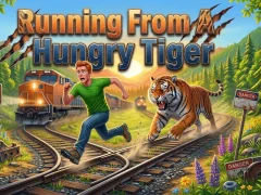 لعبة Running From A Hungry Tiger على الانترنت