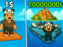 لعبة Roblox: Raft Tycoon على الانترنت