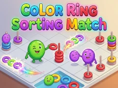 لعبة Color Ring Sorting Match على الانترنت