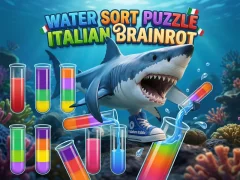 لعبة Water Sort Puzzle Italian Brainrot على الانترنت