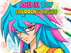 لعبة Anime Boy Coloring Pages على الانترنت