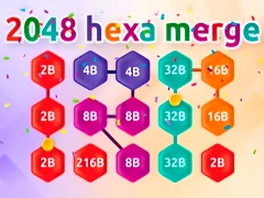 لعبة 2048 Hex Chain Merge على الانترنت