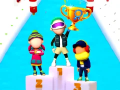 لعبة Fun Race On Ice على الانترنت