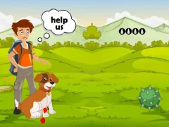 لعبة Wounded Dog Reach House على الانترنت